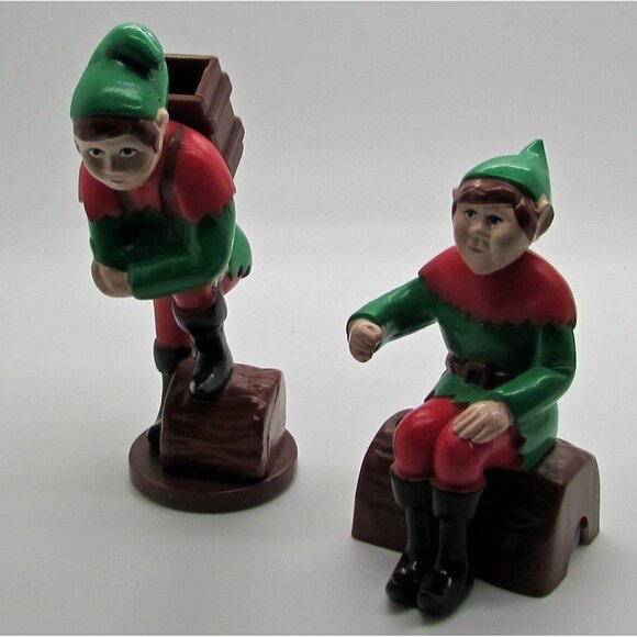 Christmas Helper Elf Pencil Holder Sharpener Eraser Holder Stamp Elves - Picture 1 of 4